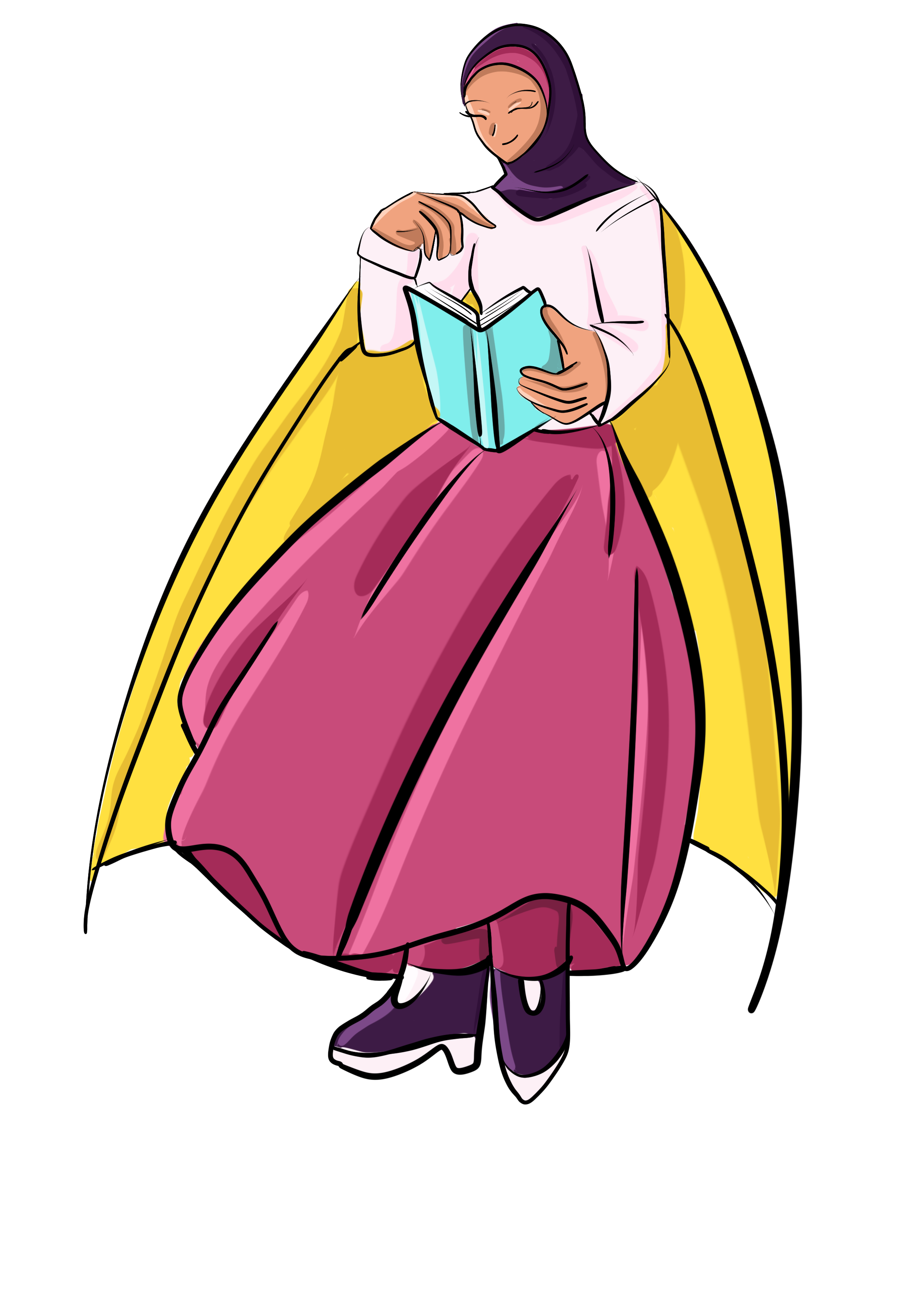 Maman qui lit un livre